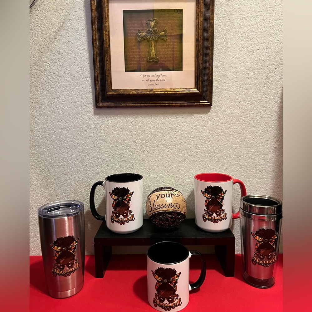 Blessed coffee mugs each mug is $15 - Picture 1 of 3
